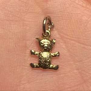 Mini Gold Teddy Bear Charm
